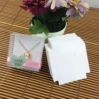 1lot 50 box 50 pcs inner card 65x65x30mm whiteblackkraft necklace earring box boxearring necklace ring jewelry set