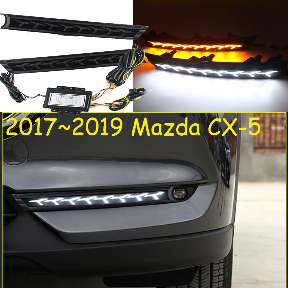 Видео CX 5 CX5 2017 2018 течет поворотов реле дневные ходовые огни 12В Светодиодный