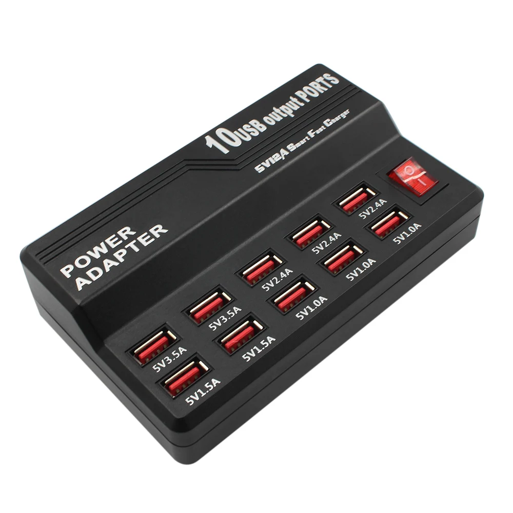Многофункциональный 10 Порты и разъёмы usb хаб высокого Скорость преобразователь