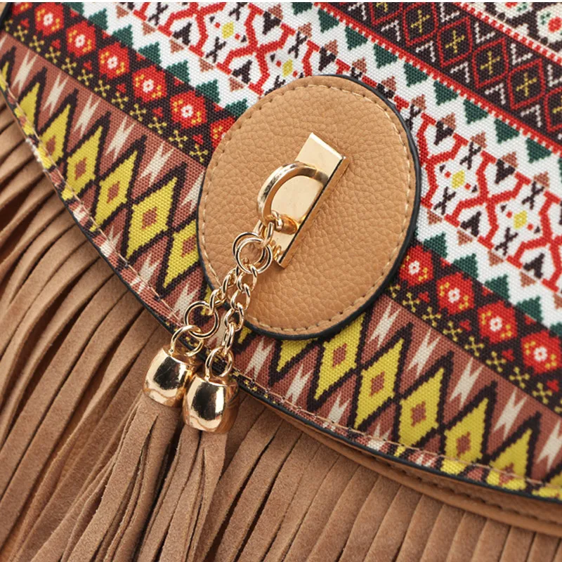 Женская сумка мессенджер из искусственной кожи с цветочным принтом винтажная