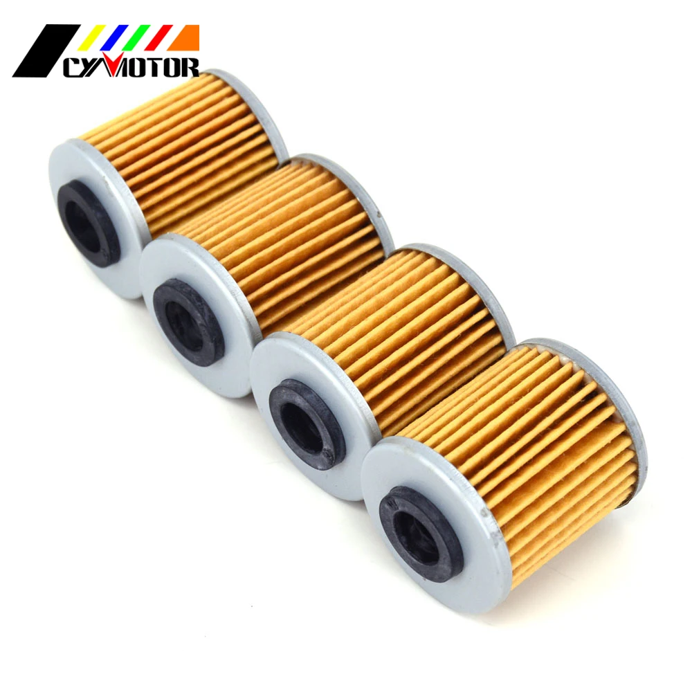 Мотоциклетный Масляный фильтр для FL125 RMZ250 RMX450 KX250F EVO250 EVO300 4T KXF RMZ RMX 250 450 4 шт. |