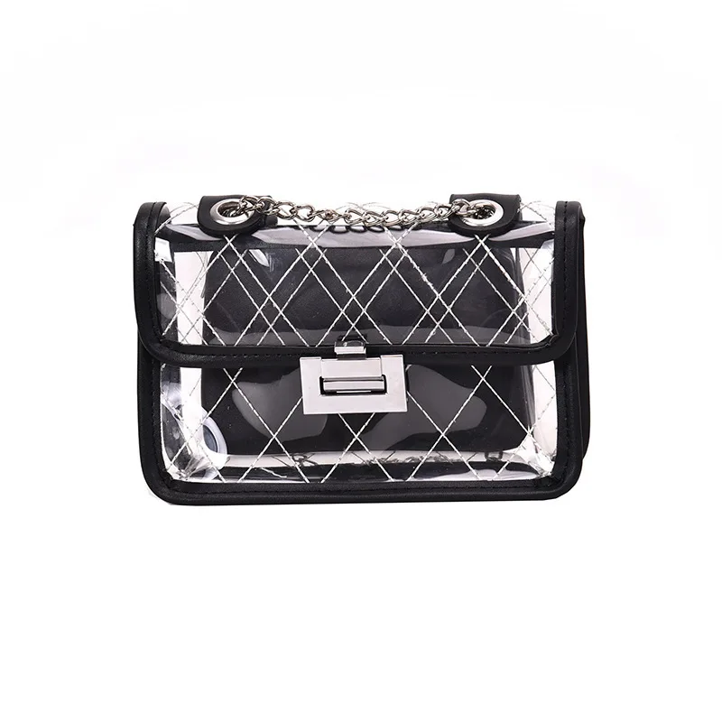 Женские Прозрачные сумки через плечо роскошная дизайнерская пляжная сумка из