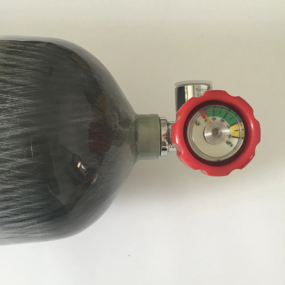 6.8L 300bar 4500psi высокого давления углеродного волокна цилиндр scba с
