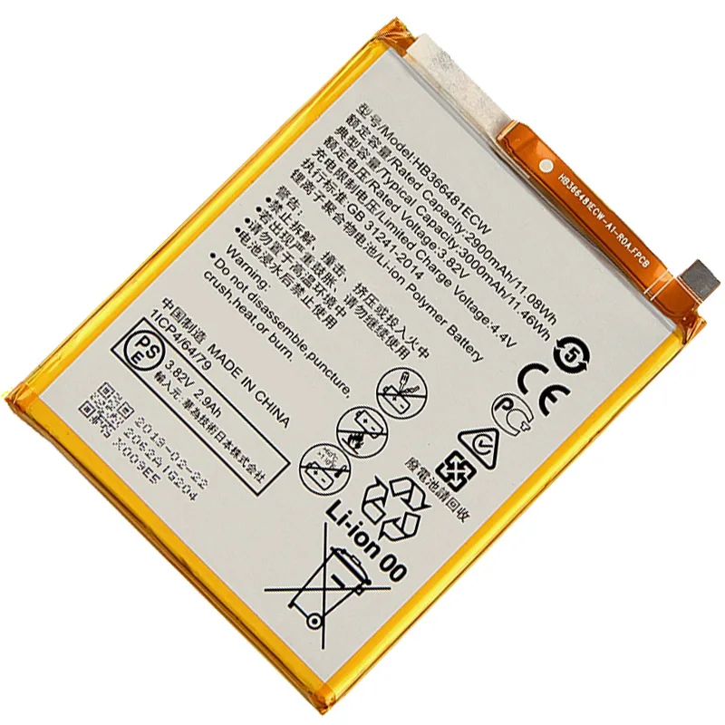 Аккумулятор HB366481ECW для huawei P9 P10 Lite Honor 8 9 Lite 9i 5C 7C 7A Enjoy 7S 8 8E Nova Lite 3E Сменный аккумулятор для телефона