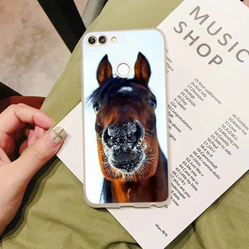 Style 02 Силиконовый чехол для телефона с милой лошадкой, Модный чехол для huawei P Smart Plus P30 P20 P10 P9 P8 Lite mate 20 10 Pro Lite Nova 3i - Цвет: Style 02