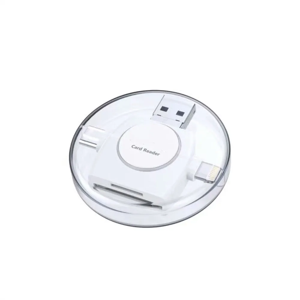 4 в 1 TF/MicroSD карты высокого Скорость OTG картридер Micro Тип usb C для телефона Android и iPhone