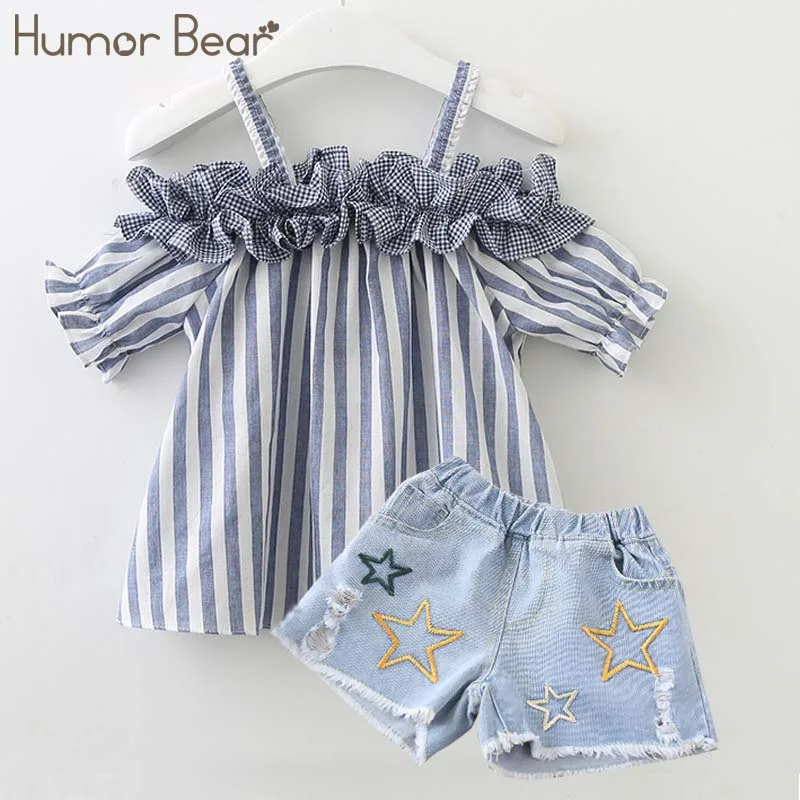 Humor Bear/комплект детской одежды, детская одежда, одежда для девочек, брендовые комплекты одежды для девочек - Цвет: 1168