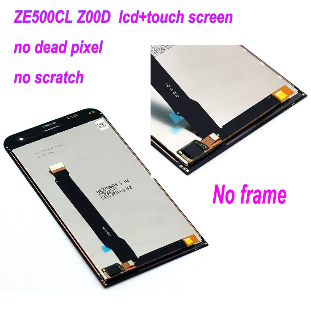 Оригинальный ЖК дисплей 5 0 дюйма для Asus Zenfone 2 ZE500CL Z00D сменный дигитайзер дисплея