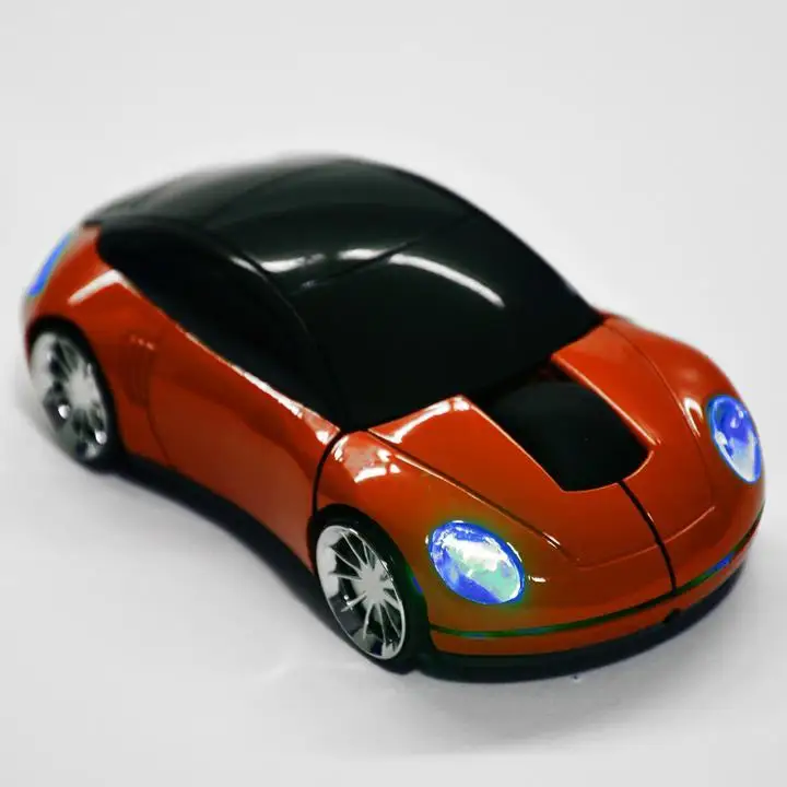 Новый 2 4G автомобиль форма Беспроводная оптическая мышь Мыши для ноутбука ПК usb