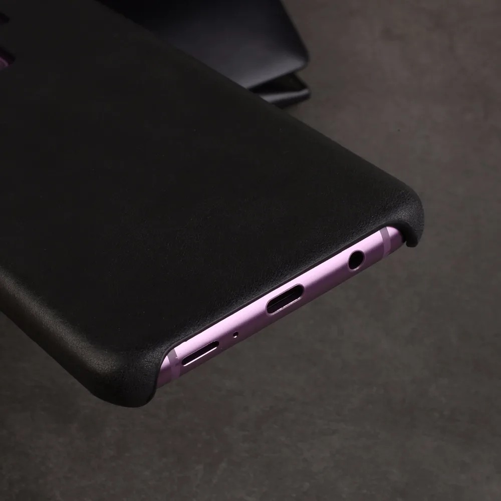 Натуральная кожа телефонные чехлы для мобильных телефонов Sumsung S9 PLUS ультра