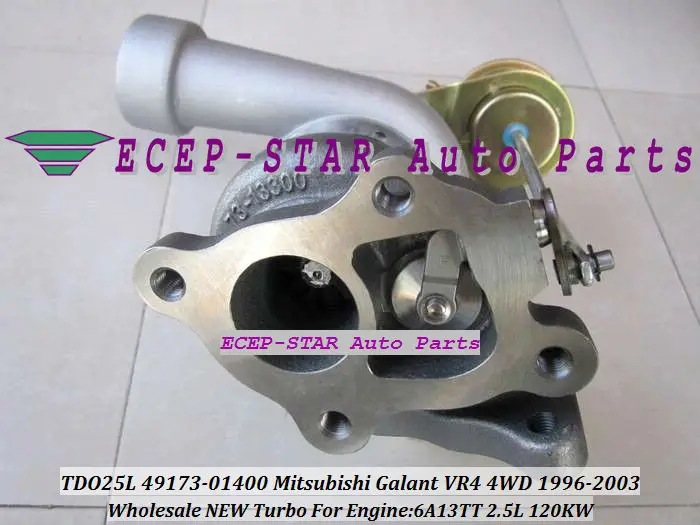 Турбокомпрессор TD025L 49173 01400 MD181384 для Mitsubishi 4WD Galant VR4 1996 03 6A13TT 4917301400 л|turbine band|turbine