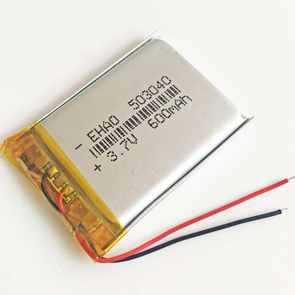 Литий полимерная аккумуляторная батарея 3 7 600 В 503040 мАч 10 шт.|battery electricity|batteripolymer