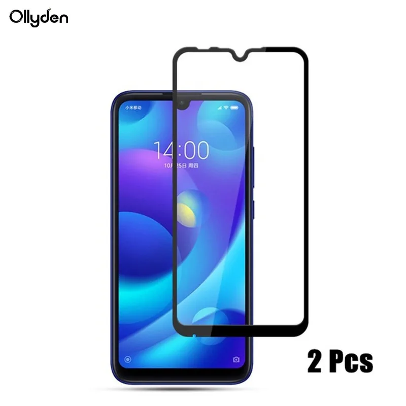 2 шт. закаленное стекло для Xiaomi Redmi Note 7 защита экрана полное покрытие защитная