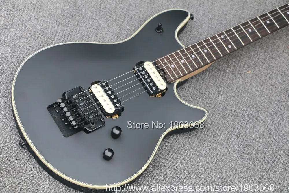 EVH VAN HALEN wolfgang Kramer Charvel black matt Guthrie Govn гитара двойная tremolo бесплатная доставка|Гитары|