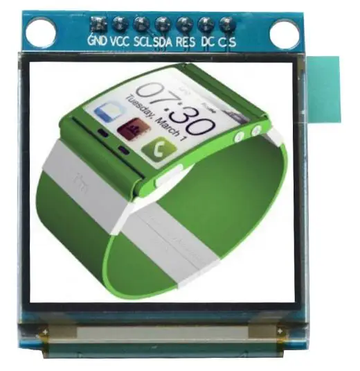 Полноцветный OLED модуль с дисплеем 1 5 дюйма 7 контактов SSD1351 Драйвер IC 128(RGB)* 128