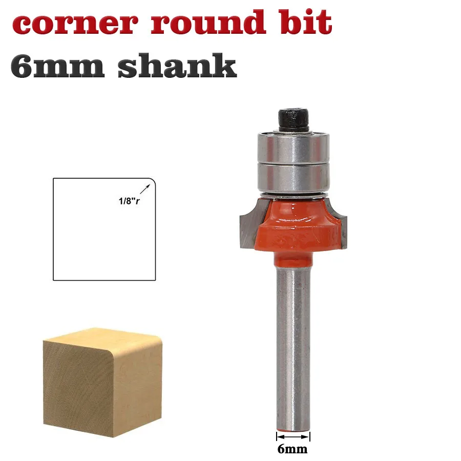 Концевая фреза с бородкой 1 шт./компл. высокое качество 6 мм хвостовик для работы