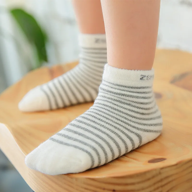 5 пар/партия носков для детей и малышей одежда плотные зимние носки-аксессуары