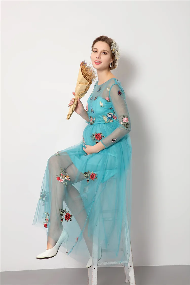 Платье для беременных платье фотосъемки Торжественная одежда вечернее