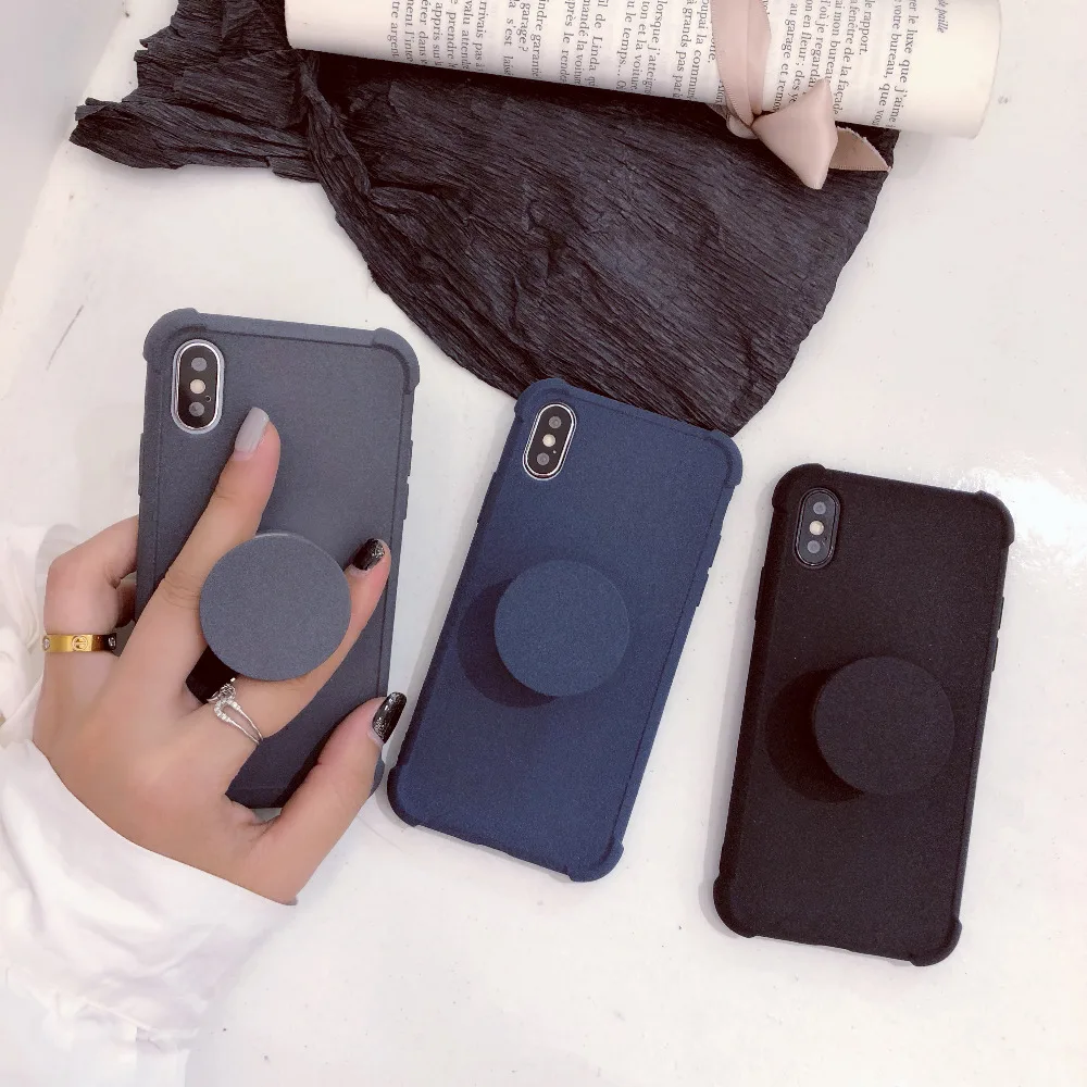 Встроенная шерсти бархатной текстурой краски pc чехол для iphone 7 8 X coque матовая
