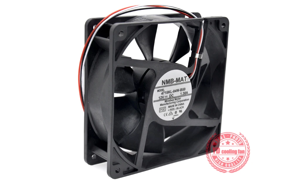 Новый NMB MAT 4715KL 04W B59 DC12V 12038 частота 1.3A Вентилятор охлаждения| |