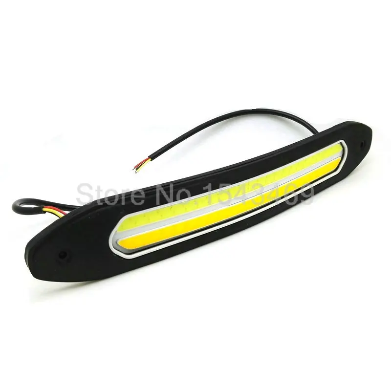 10W 100% Waterproof COB LED Daytime running lights Turning Signal DRL White/Yellow Car Head Light | Автомобили и мотоциклы