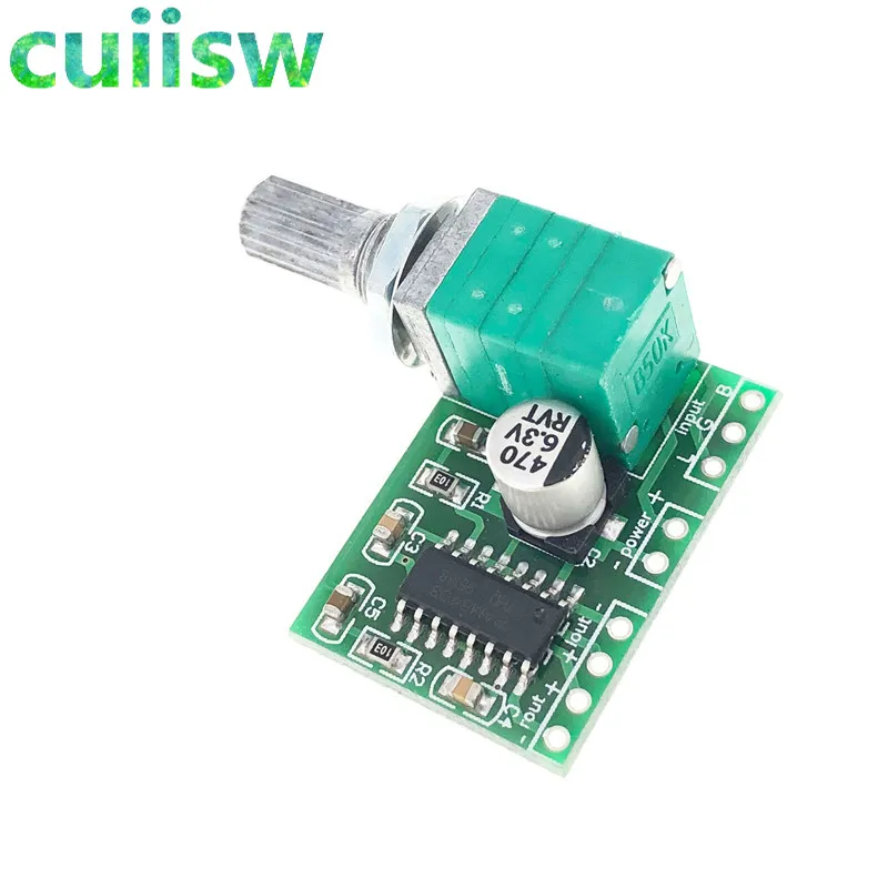 PAM8403 3W* 2 Мини цифровой усилитель мощности аудио Плата DIY стерео USB DC 2,5 в до 5 В мощность bluetooth динамик модуль для arduino - Цвет: PAM8403 with switch