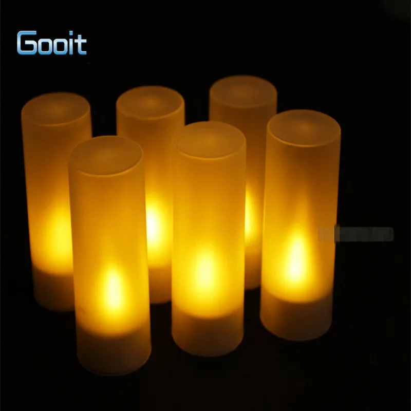 6 светодиодсветодиодный ночных перезаряжаемых беспламенных чайсветильник чей