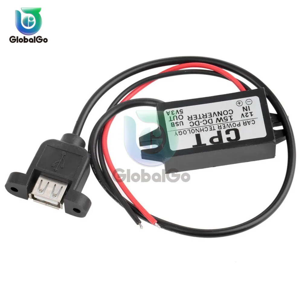 Двойной Мини Micro USB Автомобильное зарядное устройство понижающий