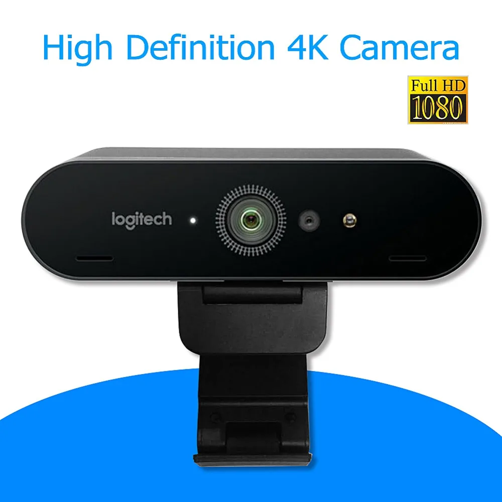 Веб-камера logitech BRIO C1000e 4K HD 1080P для потоковой записи видеоконференций для Windows/Mac OS/хромированной ОС