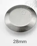 28mm hole Аксессуары для раковины, 304 нержавеющая сталь, отверстие для раковины, кран, отверстие для мыла, декоративная крышка, уплотнительная крышка - Цвет: 28mm hole