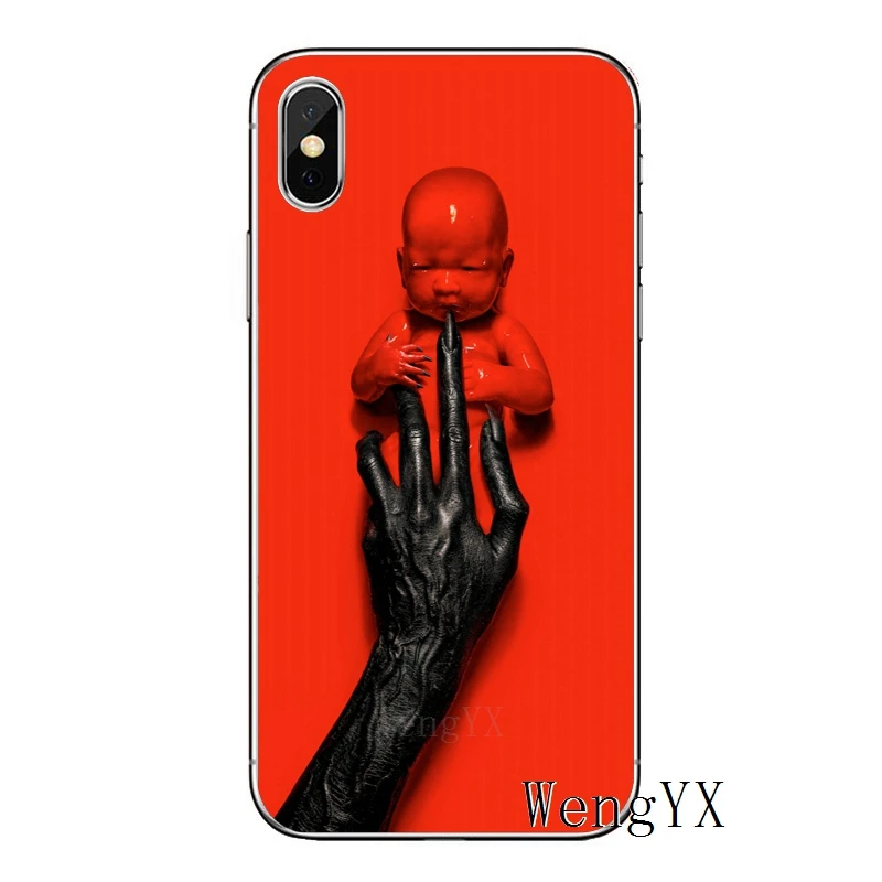 AHS American Horror Story для Apple iPhone 8 plus 7 plus 6s 6 plus X XR XS Max SE 5S 5c 5 4S 4 Мягкий термополиуретановый Чехол для мобильного телефона чехол - Цвет: Horror-Story-A-11