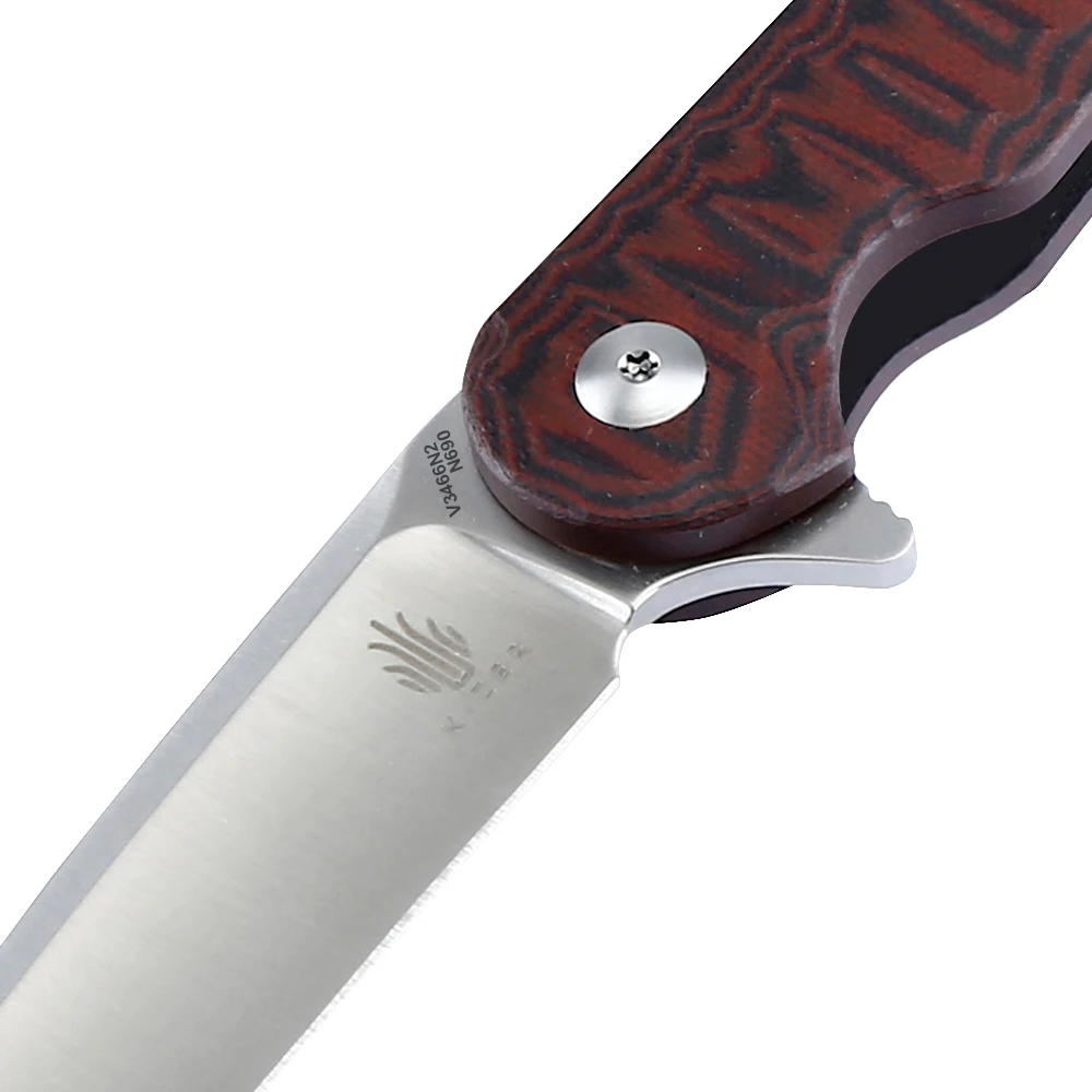 Складной нож Kizer DUKES V3466N2, стальной нож N690, тактический нож, высокое качество, инструменты для кемпинга