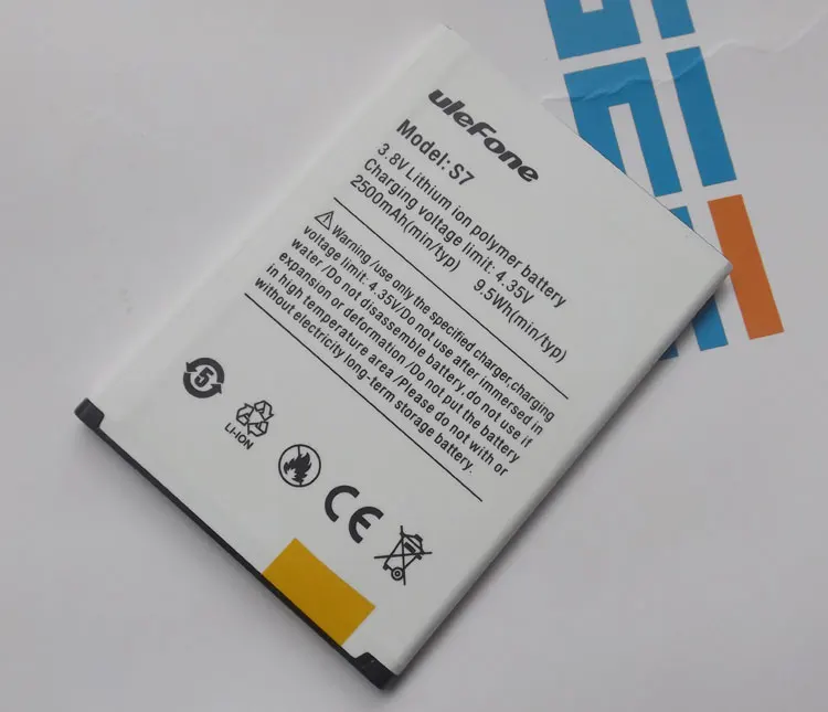 Аккумулятор на мобильный телефон для Ulefone S7 оригинальный аккумулятор 2500 мАч 5 0