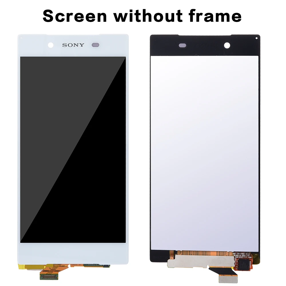 Для Sony Xperia Z5 E6633 E6683 ЖК дисплей сенсорный экран дигитайзер в сборе с рамкой двойная