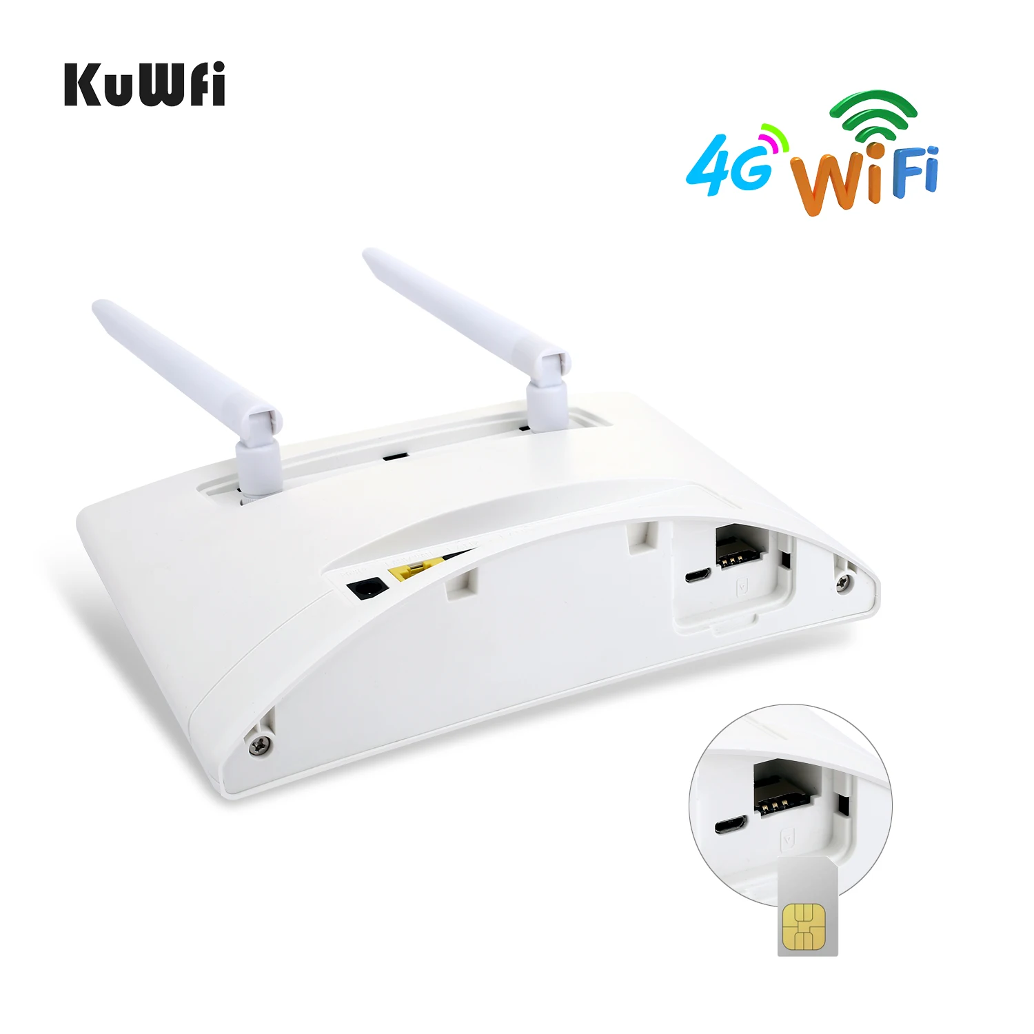 KuWfi 4G CPE Wifi маршрутизатор 3G/4G LTE модем до 32 пользователей 150 Мбит/с Cat4 беспроводной с