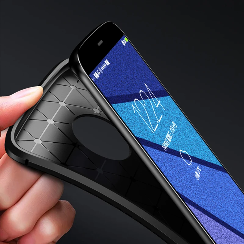 Soft Carbon Fiber Silicone Case for For Motorola Moto G6 G6plus E5 E5plus Plus Z3 Play Z3play Z5play Armor Back Cover Capa Coque |