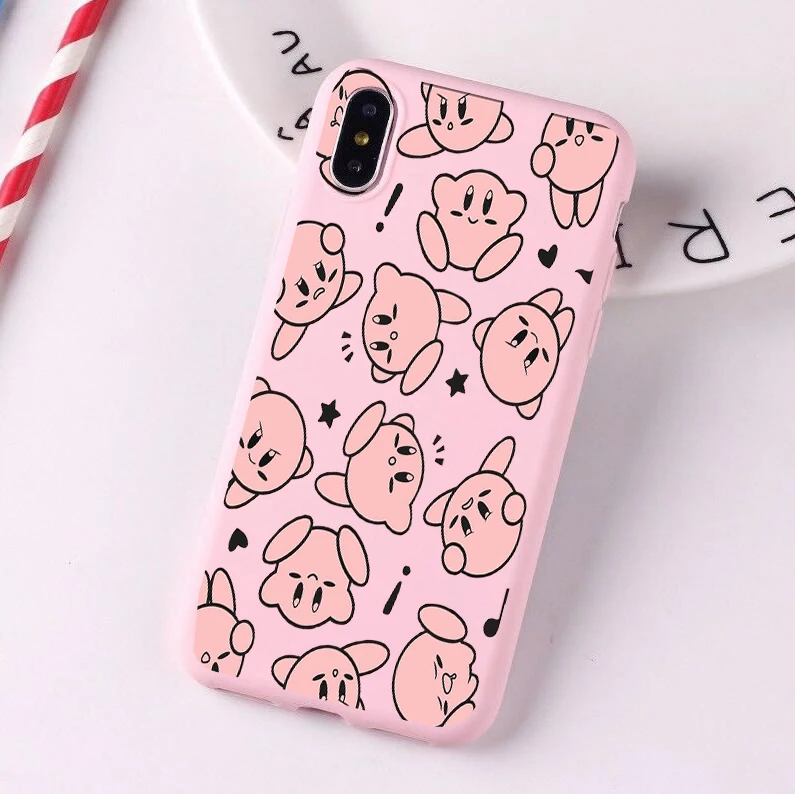 Массовая атака Кирби! Цветной Мягкий силиконовый чехол для телефона Coque Fundas для iPhone 6 6Plus 7 7Plus 8 8Plus X XS Max 11 pro - Цвет: FHSR-20573