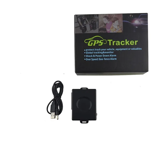 with cable with box Localizador gps CCTR800+ трекер и Трассировка gps трекер автомобиля с USB проводами и наружный автомобильный адаптер зарядного устройства и зарядная плата - Цвет: with cable with box