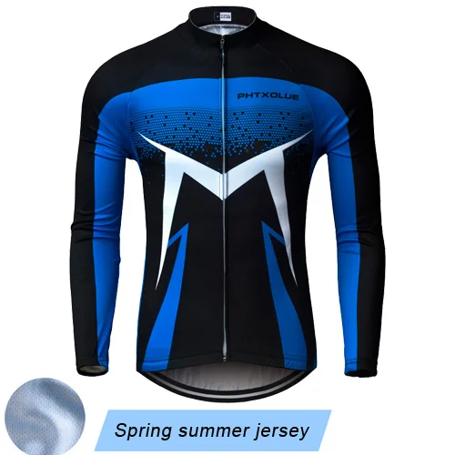Spring Summer Jersey Phtxolue, с длинным рукавом, Майки для велоспорта, дышащие, для горного велосипеда, одежда, осень, лето, одежда для велоспорта, Майо, Ropa Ciclismo - Цвет: Spring Summer Jersey