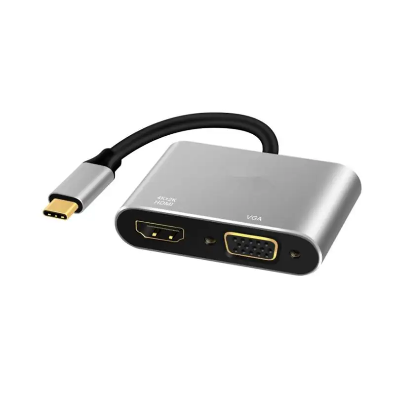 

USB C HDMI VGA Adapter Type C to HDMI 4K Thunderbolt 3 For Samsung Galaxy S9/S8 Huawei Mate 20/P20 Pro USB C HDMI