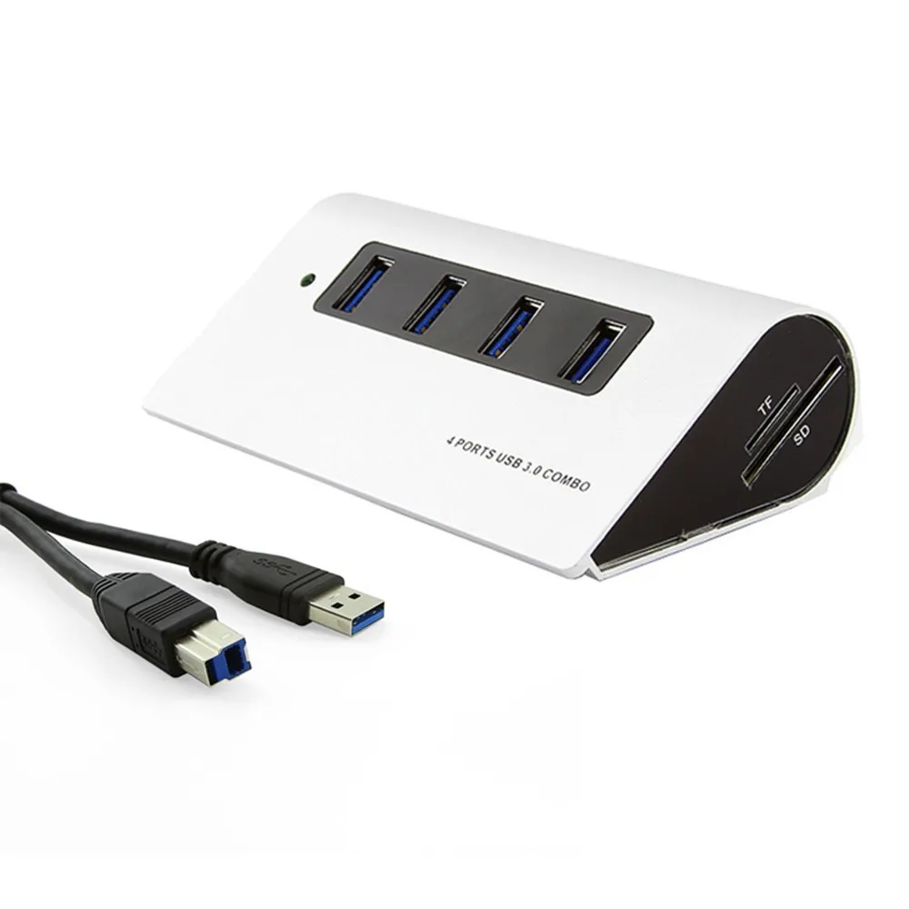 4 Порты и разъёмы USB 3 0 концентратор высокой Скорость с SD/TF дощечка для записей