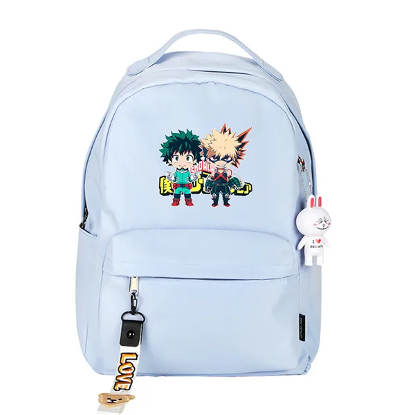 4 Аниме Мой герой Academy, мидория изуку Bakugou костюм кацуки для косплея Школьный Рюкзак Мультфильм походный рюкзак унисекс рюкзак Rugzak - Цвет: 4