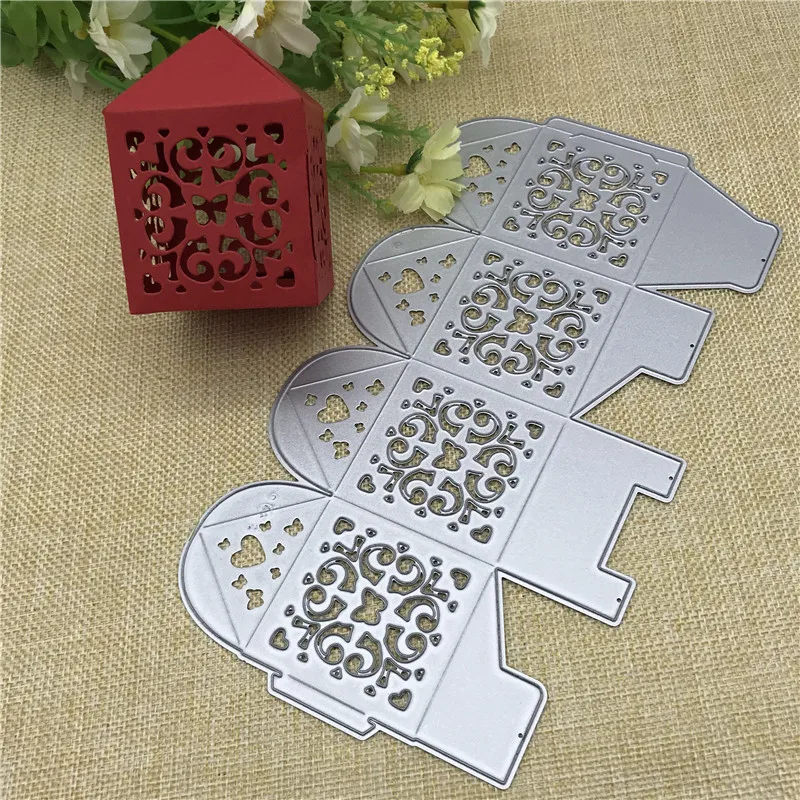 Gift candy box Metal Cutting Dies Design Stencils for DIY Scrapbooking Album Paper Card Decorative Craft | Дом и сад