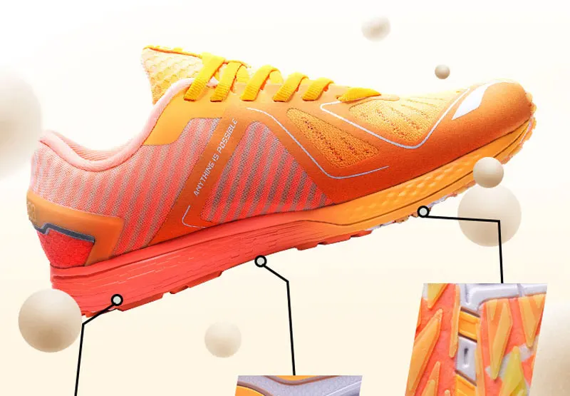 LI-Ning/Женская обувь для гонок средней высоты; профессиональная обувь для марафона; обувь для бега; светильник; дышащие Спортивные кроссовки с прочной подкладкой; ARBN216 XYP854