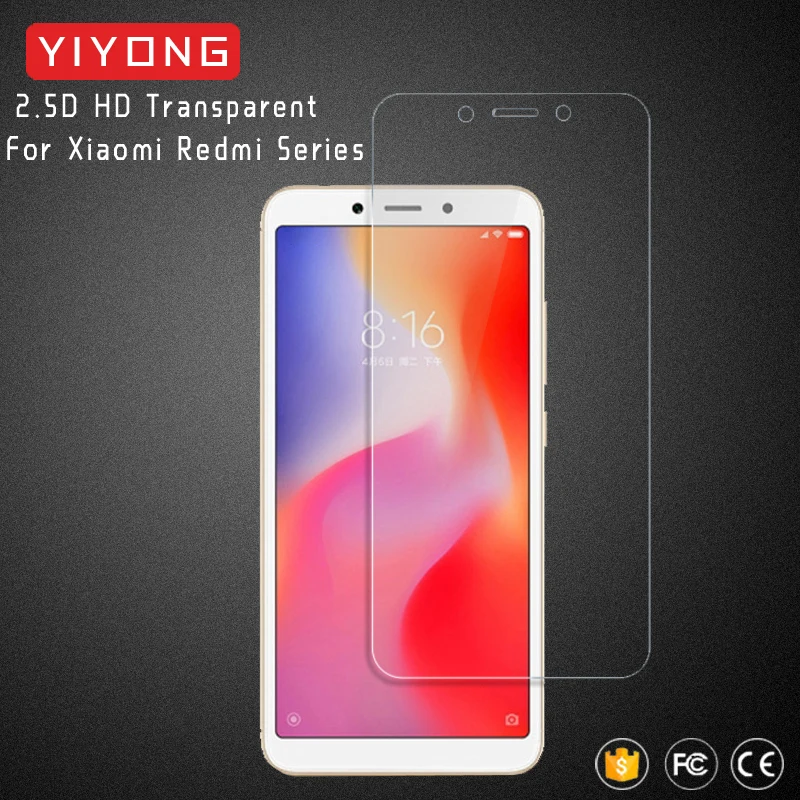 25 шт./лот YIYONG 2.5D стекло для Xiaomi Redmi 6 Pro 6A 5A S2 закаленное стекло Защита экрана Xiomi Redmi 5 Plus 3S 3 4 Pro 4A 4X