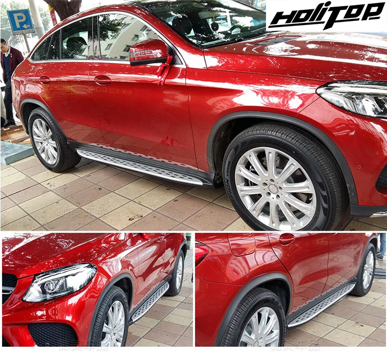 Боковая подножка OE для Mercedes Benz GLE Coupe 2017 2018 2019 2020 утолщенная опорная пластина может