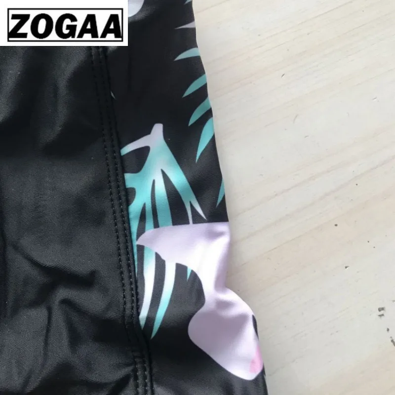 Женский комплект из двух предметов ZOGGA летний полиэстера/нейлона с цветочным