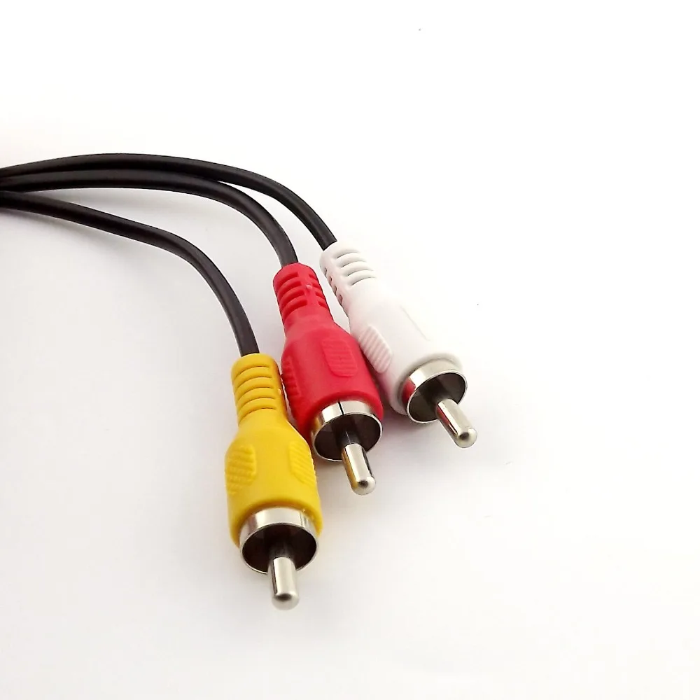 1x 3RCA штекер к USB 2 0 Тип A видео телевидение Аудио адаптер Соединительный кабель 5