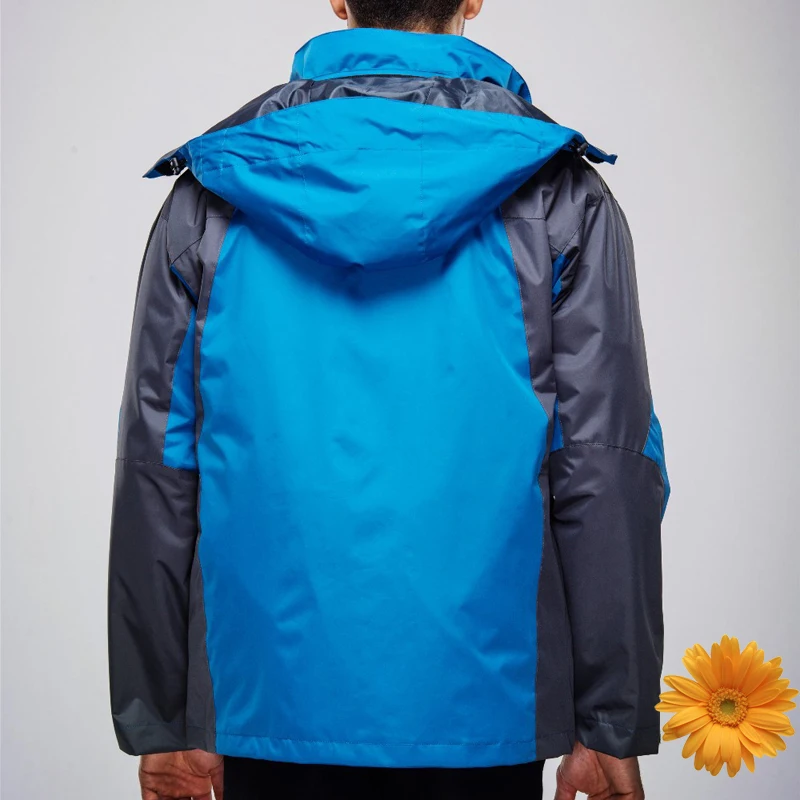 Уличная куртка мужская 2-слойная зимняя спортивная Лыжная ветрозащитная