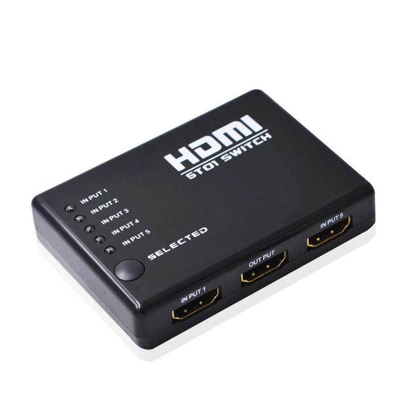 AIXXCO 5 портов HDMI переключатель разветвитель концентратор с ИК пультом